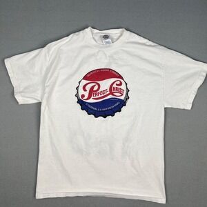 VTG Perfect Christ Eternally Refreshing T Shirt Fits M Pepsi Parody Jesus Y2K‎